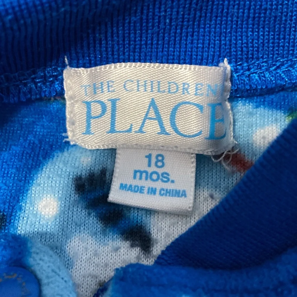 Fleece snowman pjs pair